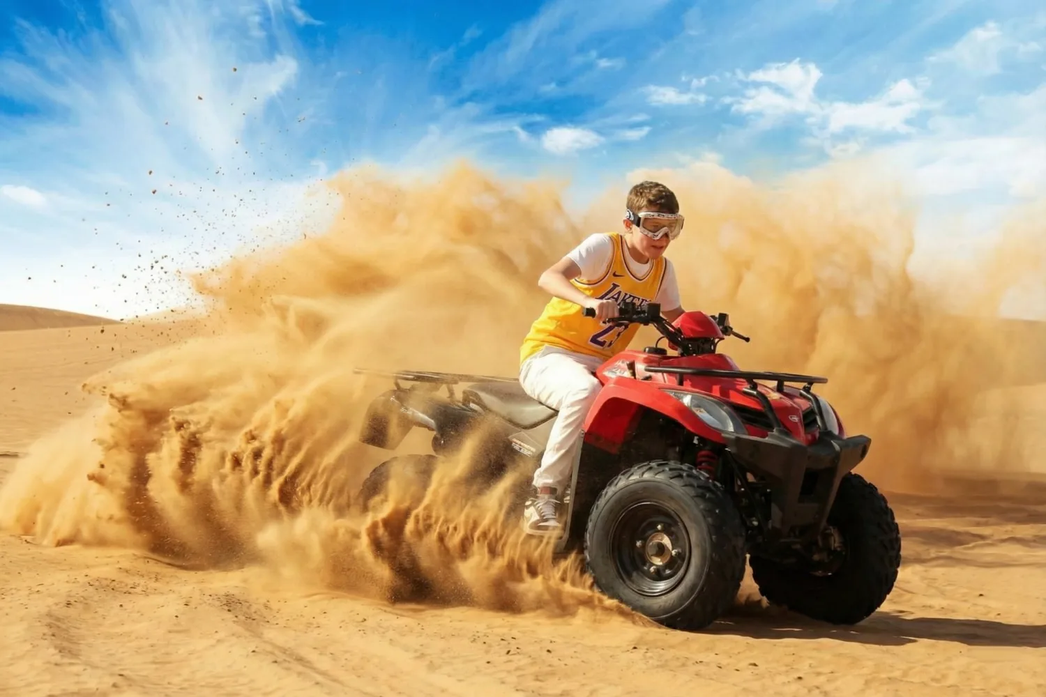 Quad Biking Dubai With Arabians Adventure
